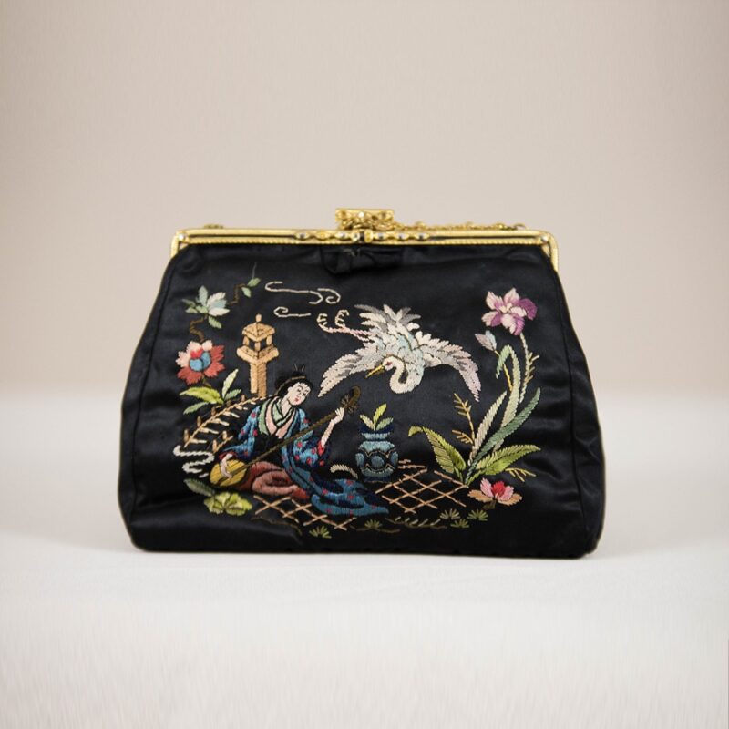Vintage bag Chinese embroideries - Image 2