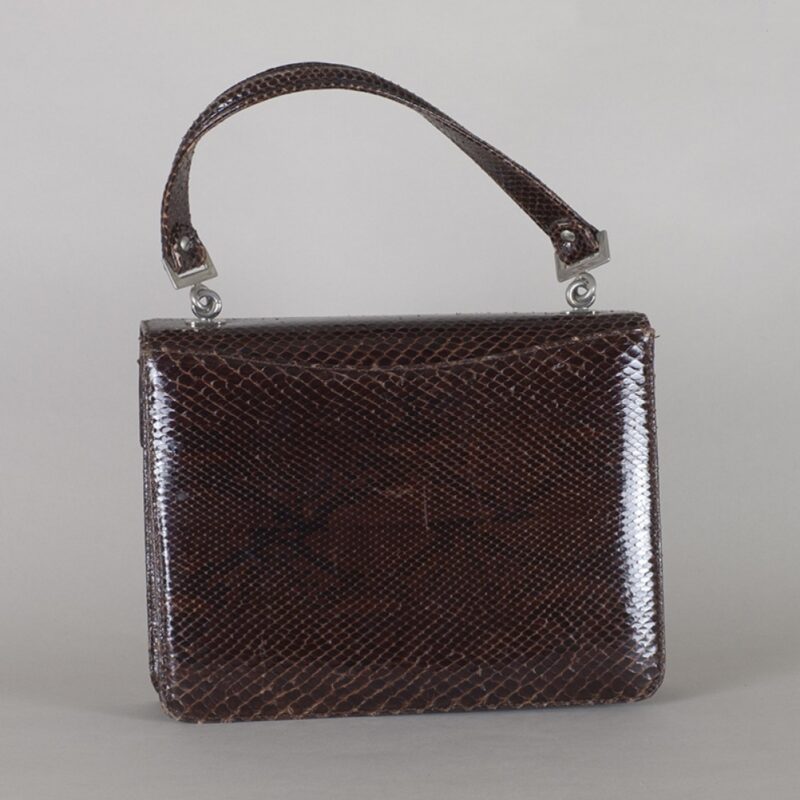 vintage snakeskin bag - Image 4