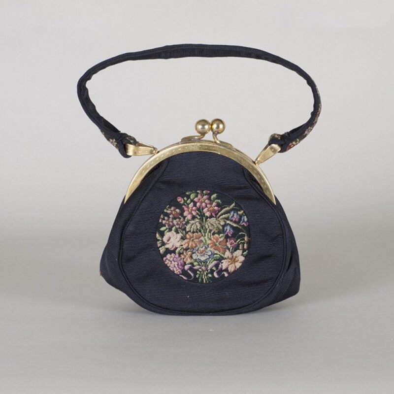 Petit point vintage handbag