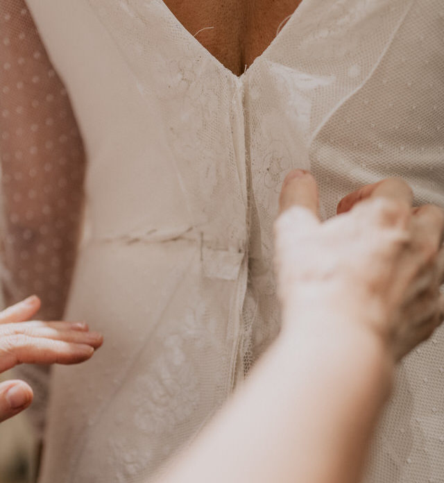 Vestido de novia a medida L Arca Barcelona