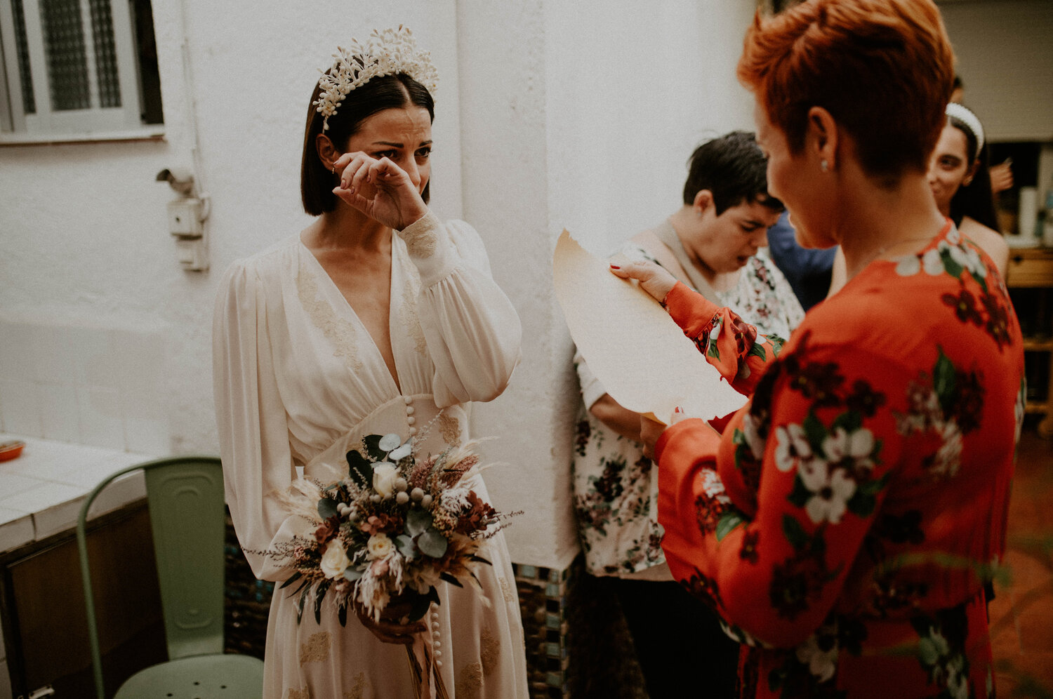 boho bride crying poem