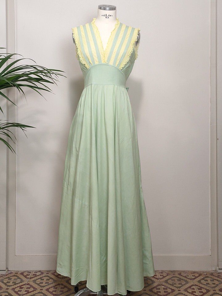 vestido-romantico-vintage-verde