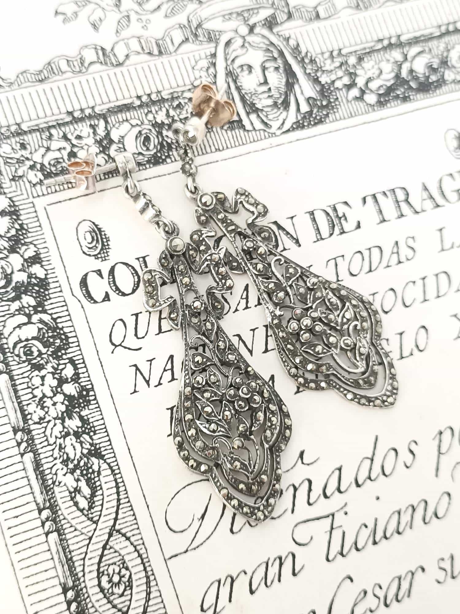antique-vintage-silver-earrings