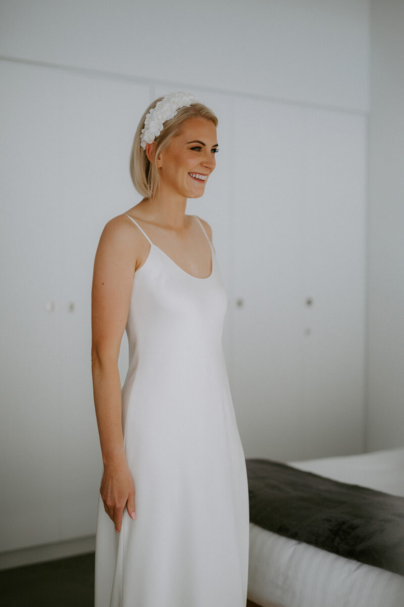 Vestido de novia lencero