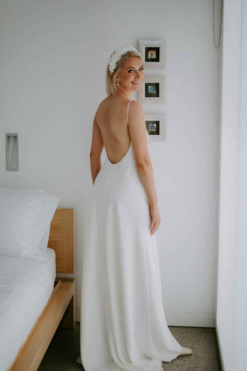 Vestido de novia lencero