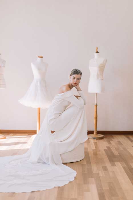 Vestido novia vintage atelier pruebas