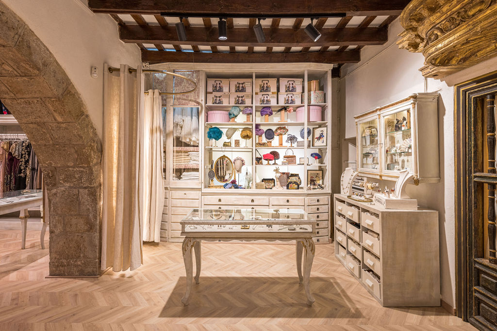 Interior de la tienda Vintage L'Arca Barcelona