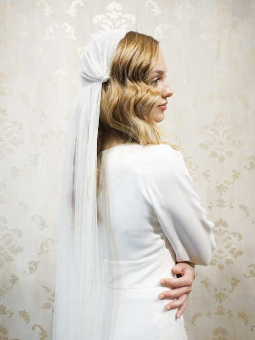 bridal plain veil