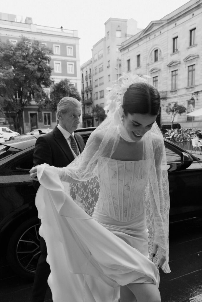 vestido novia corset