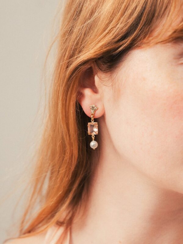 pendientes perla estilo antiguo