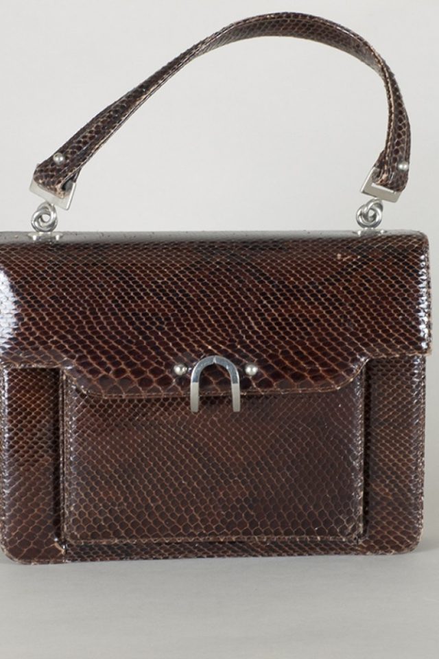 vintage snakeskin bag