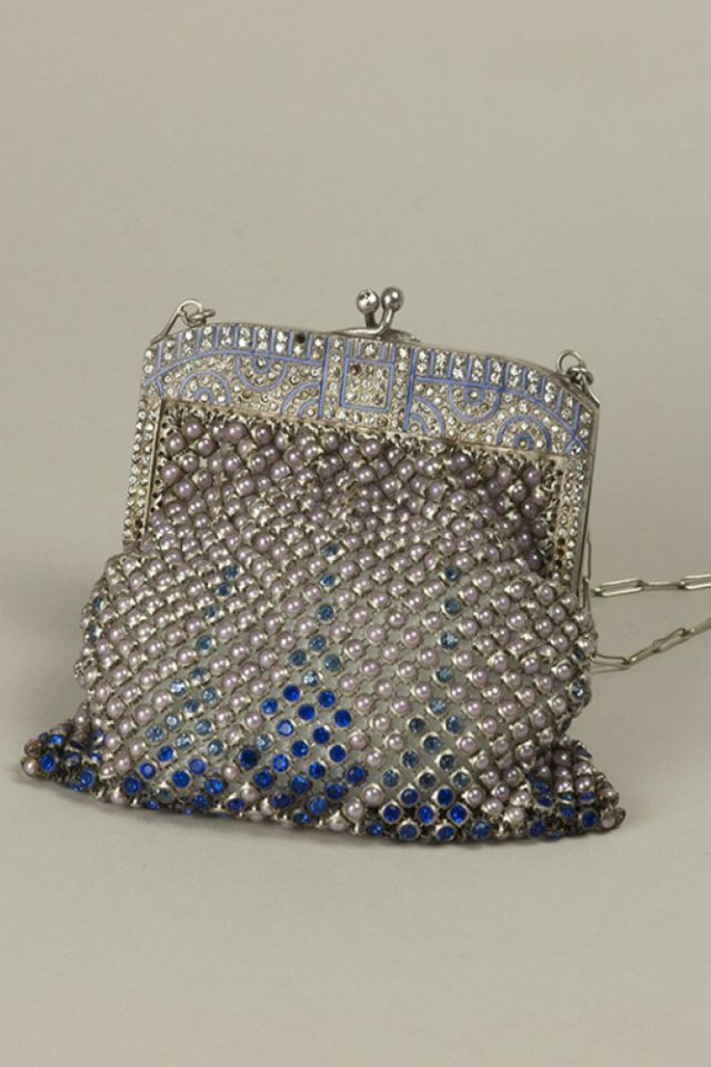 Rhinestone Mesh 1930's Purse