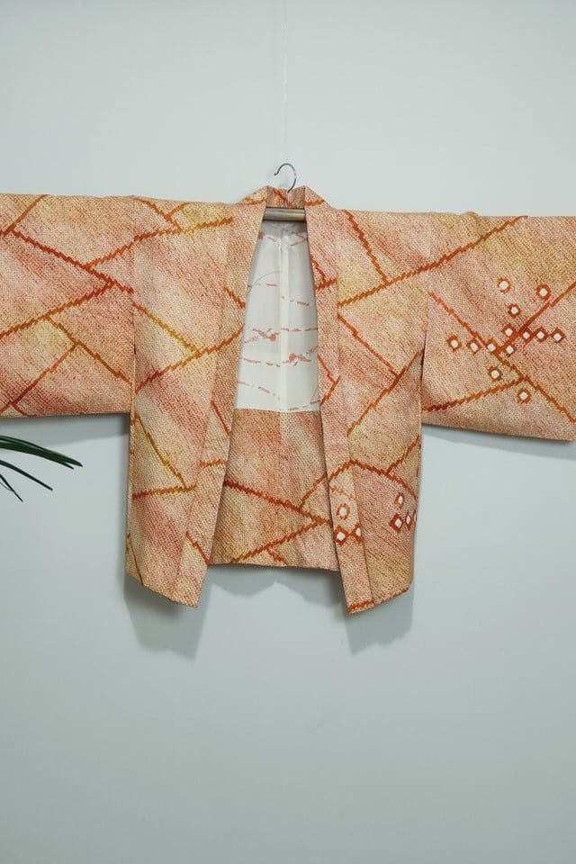 Kimono corto naranja delante