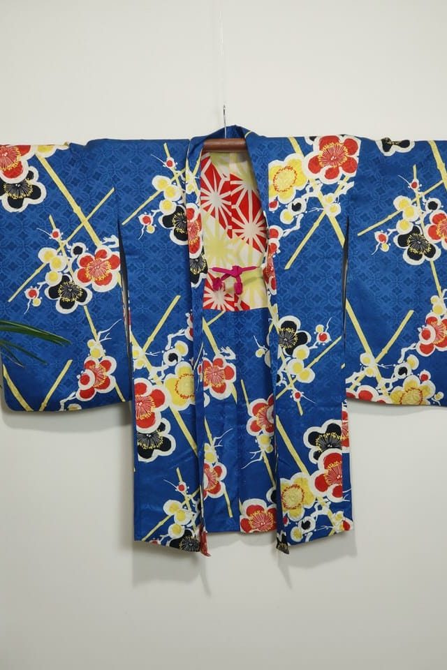 Kimono vintage corto flores