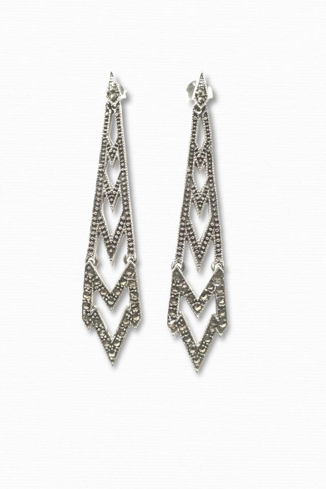 pendientes-plata-marcasitas-estilo-antiguo